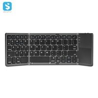 Slim portable wireless keyboard with lithium battery